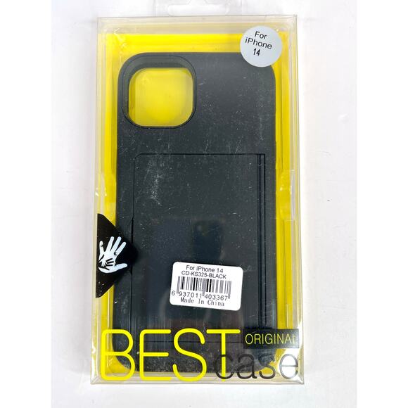Best Case Original Cell Phone Case For iPhone 14 Black CD-KS325-Black - Picture 2 of 9